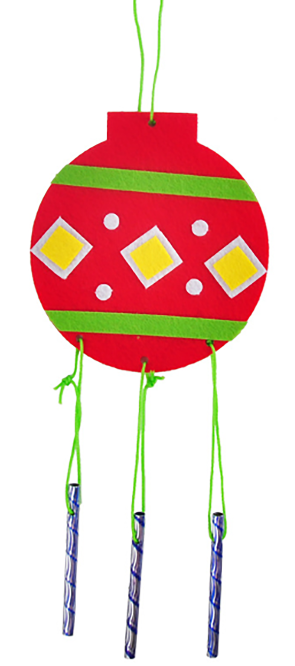 DIY聖誕布藝風鈴材料包 M1622