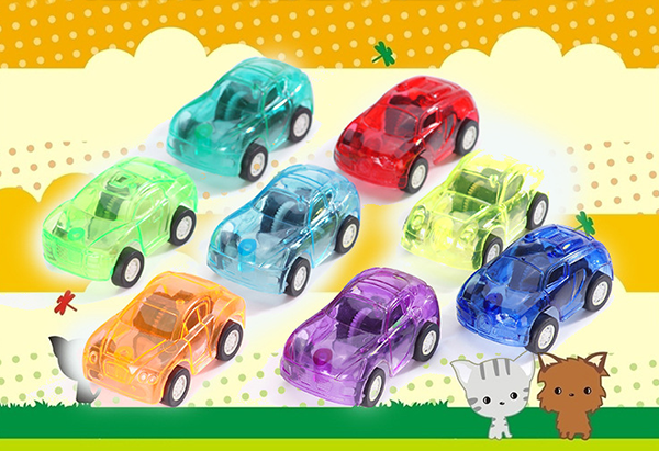 透明迷你回力車 3456