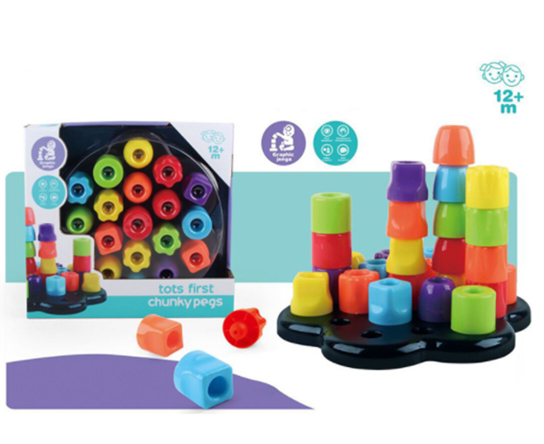 現貨區 杯子管型狀釘板疊疊樂 T1473