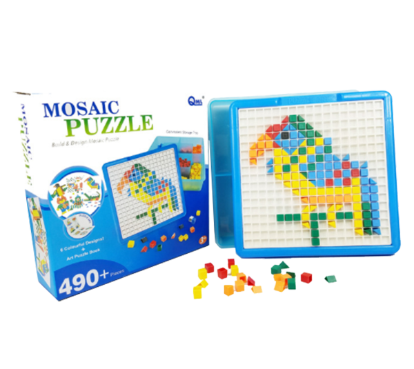 大紐扣蘑菇釘拼插塑拼圖 T2128