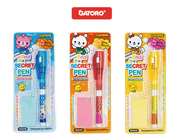 韓版卡通隱形筆套裝 POP4