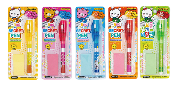 韓版卡通隱形筆套裝 POP4