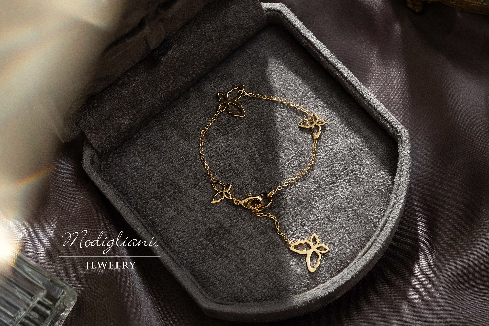 18KGP 浮世蝶影手鍊