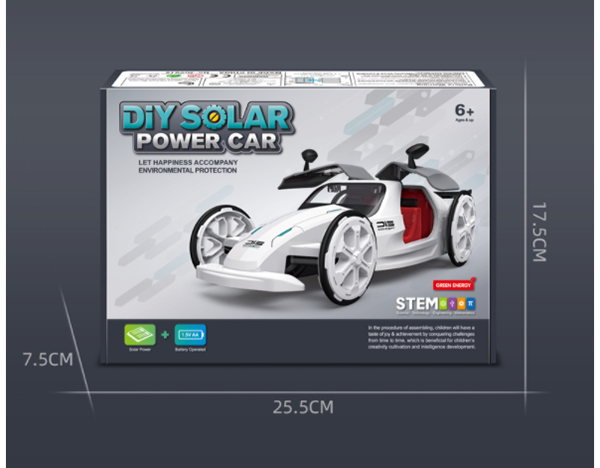 STEM拼裝太陽能跑車 S3043