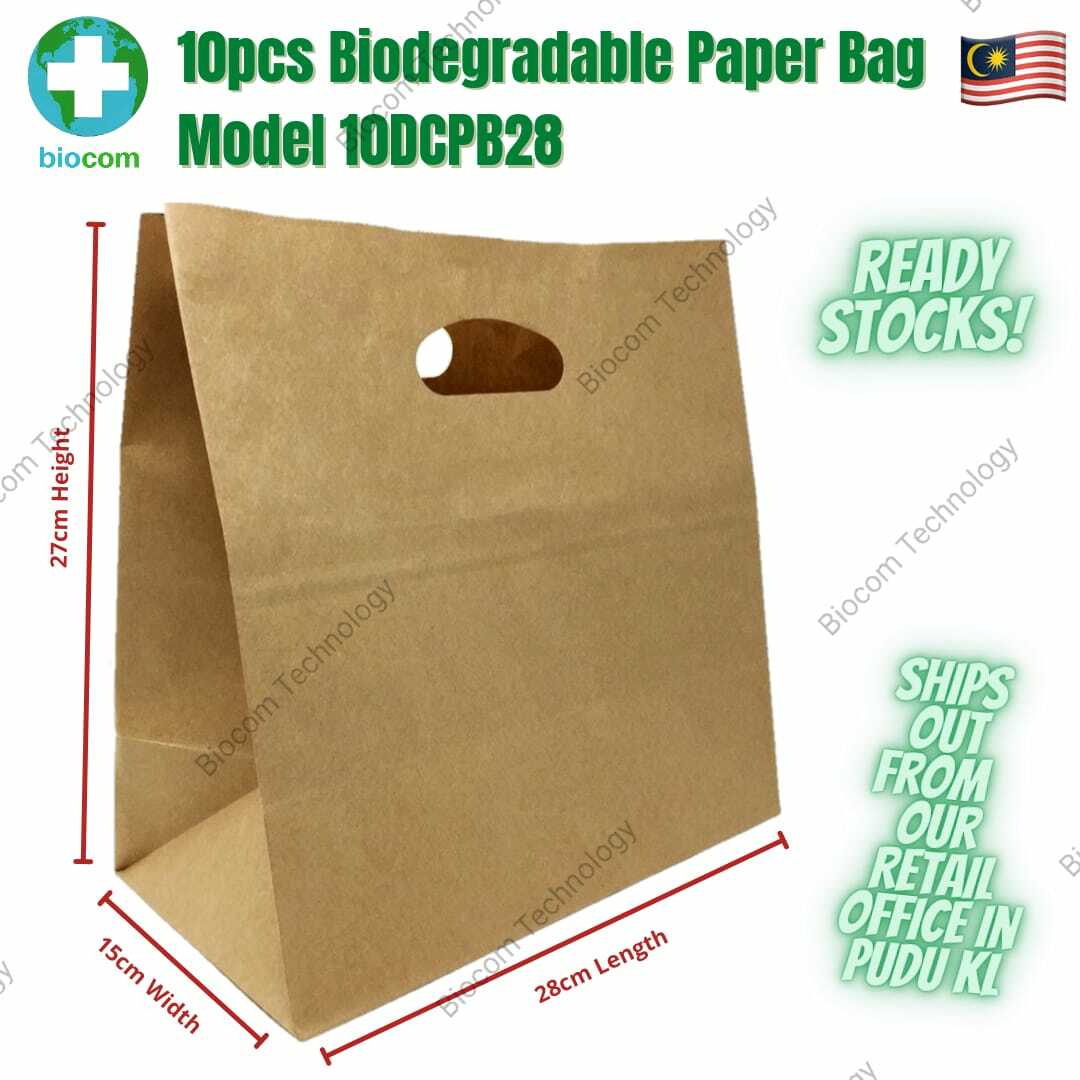 Brown Die Cut Handle Paper Bag