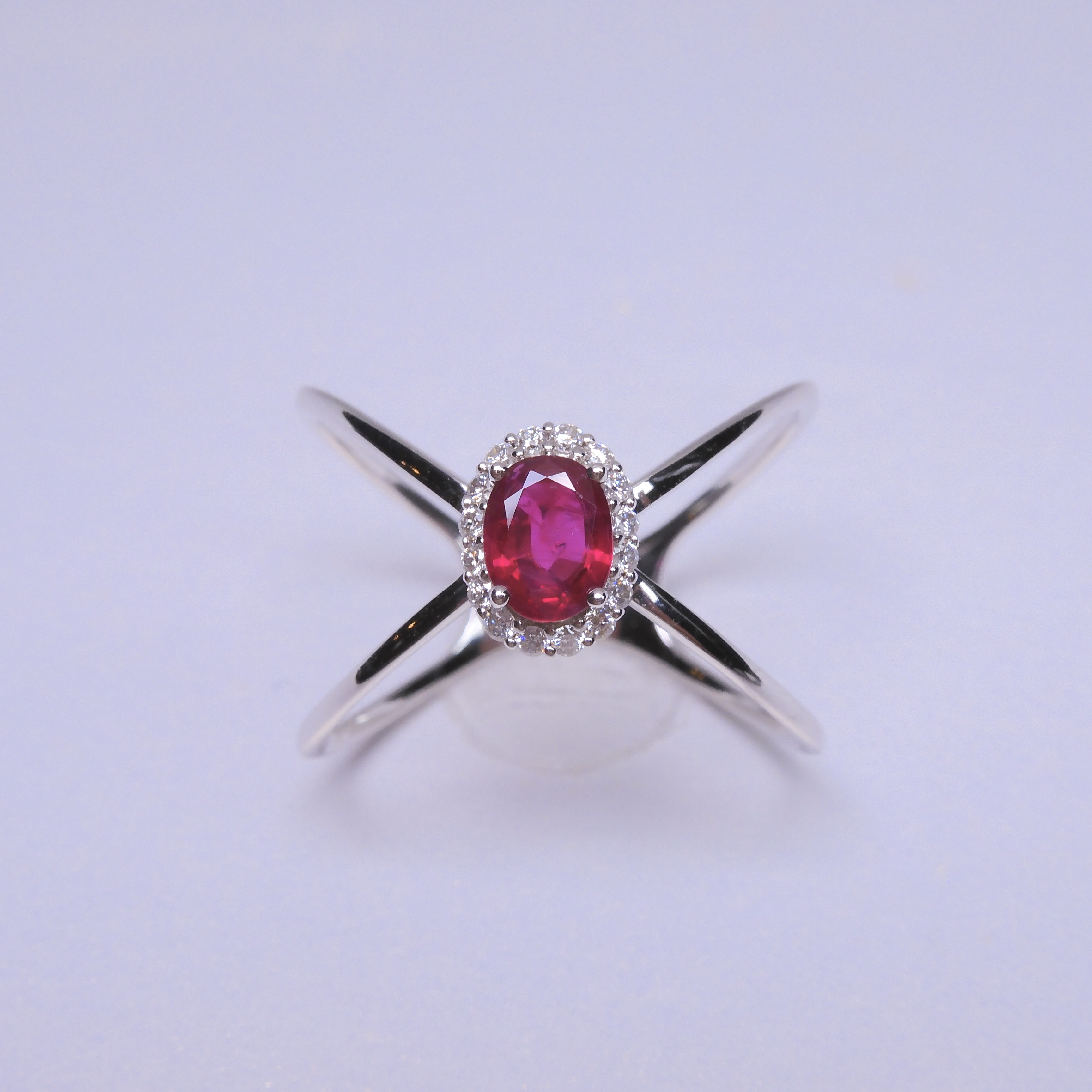 18K金 0.55ct 紅寶石戒指