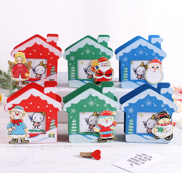 現貨區 聖誕木質筆筒 9420