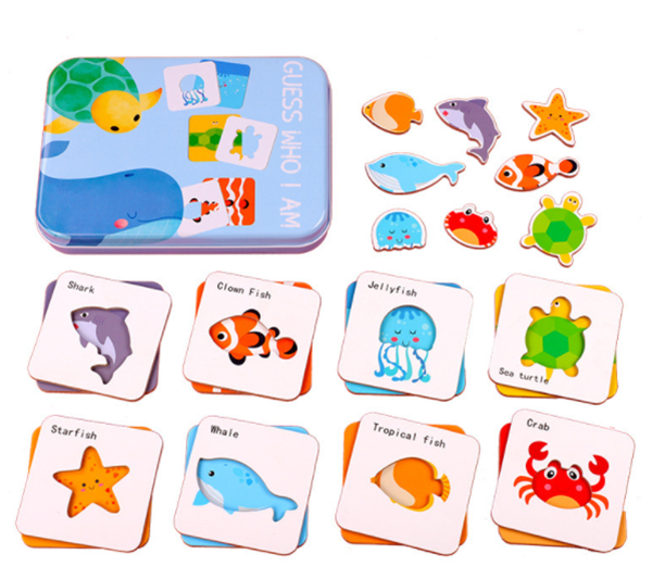 猜猜我是誰趣味配對拼圖 ZSB39