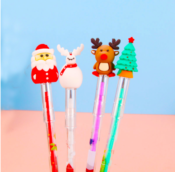 現貨區 聖誕卡通免削鉛筆 64893