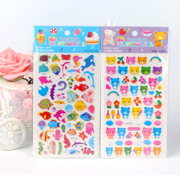 現貨區 卡通3D泡泡貼 2615