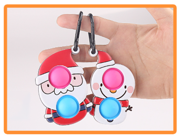 聖誕減壓泡泡樂鑰匙扣 103-1