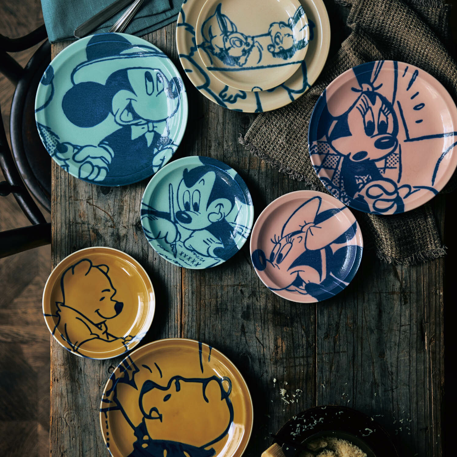 【現貨】日本製迪士尼陶瓷大小餐盤系列