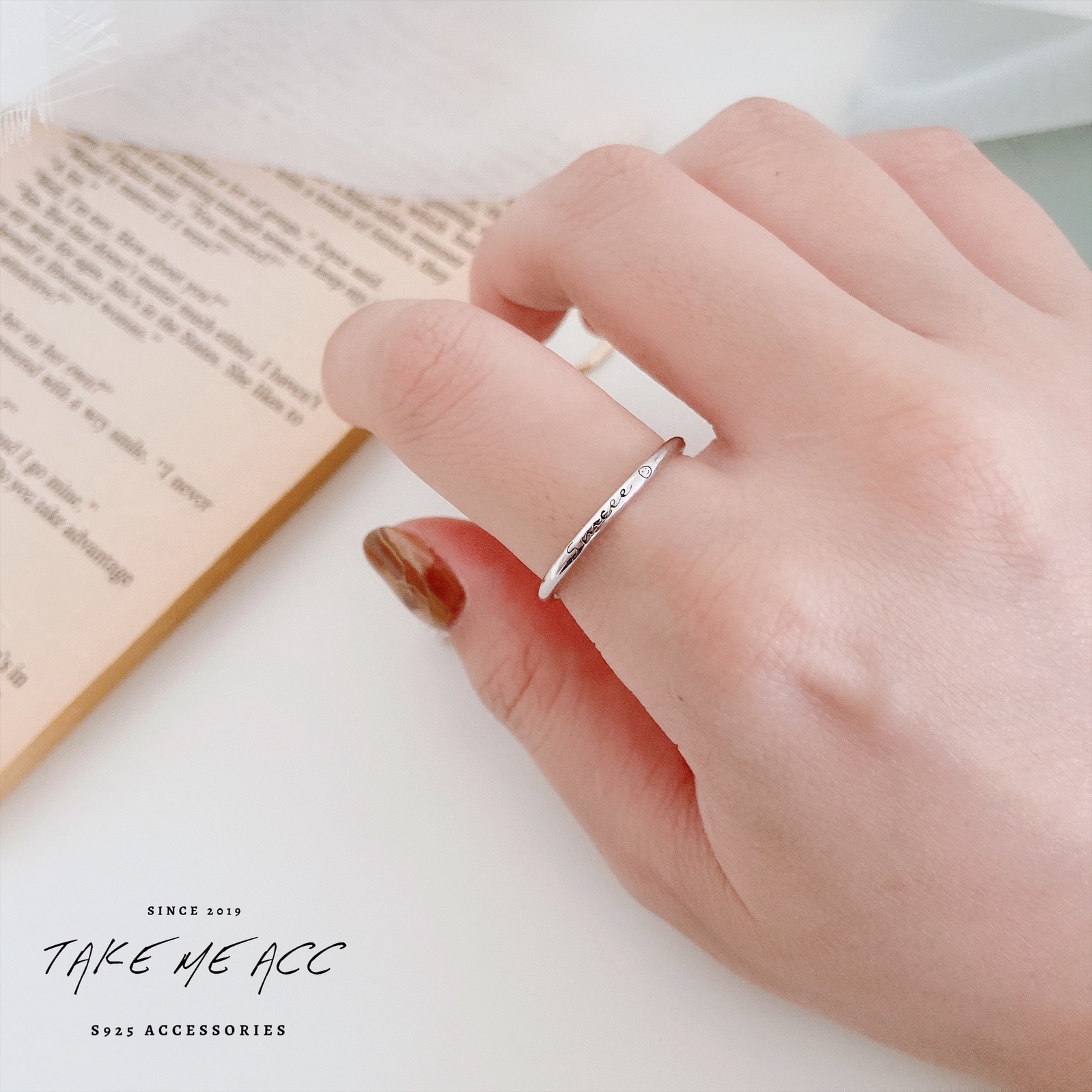 Smile Everyday │ 純銀戒指