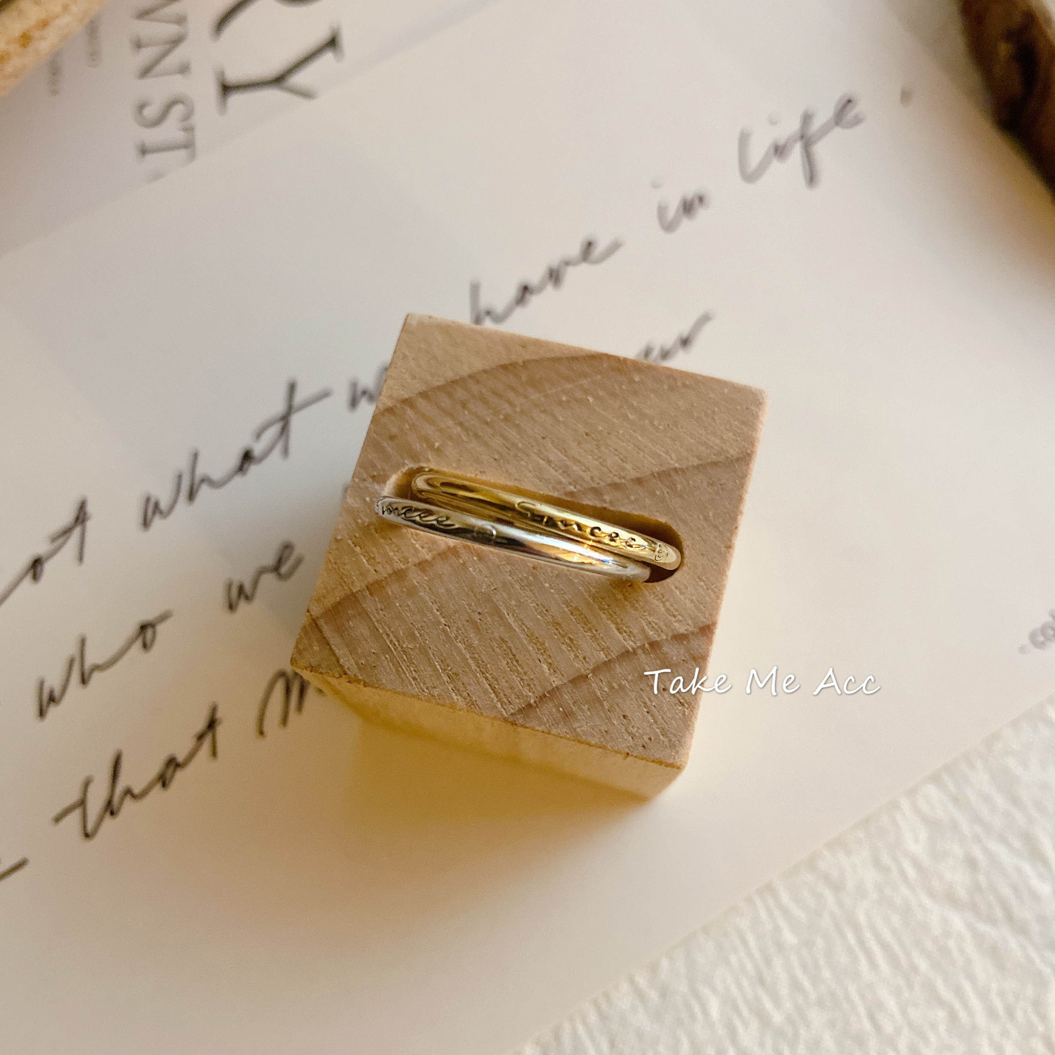 Smile Everyday │ 純銀戒指