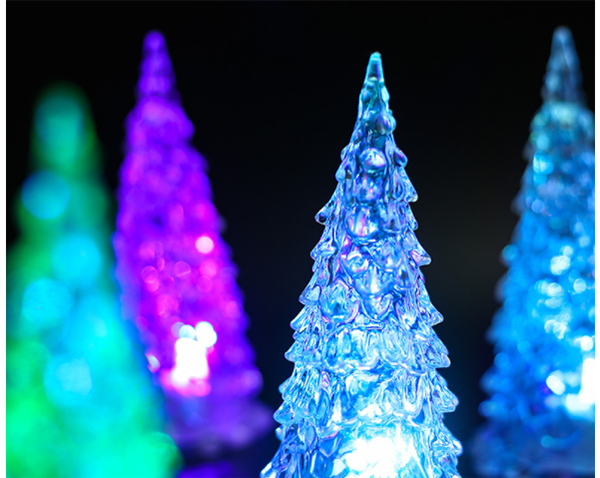 現貨區 七彩發光聖誕樹裝飾 62949