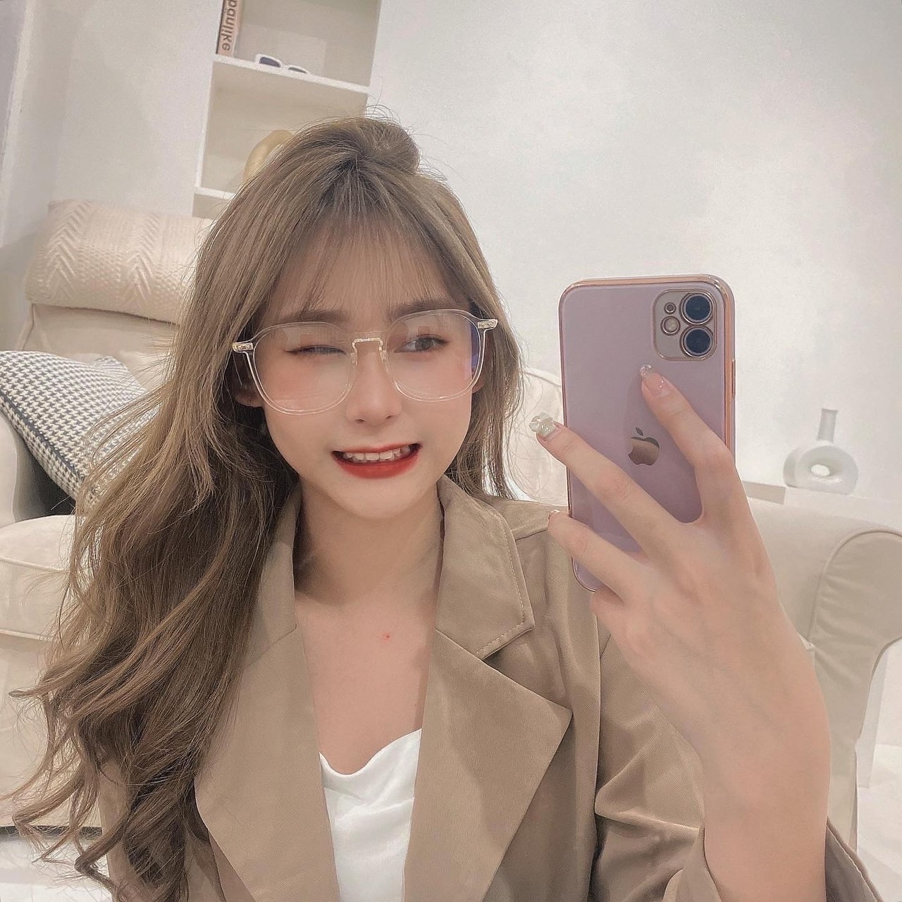 S01219087雙點抗藍光膠框眼鏡/三色