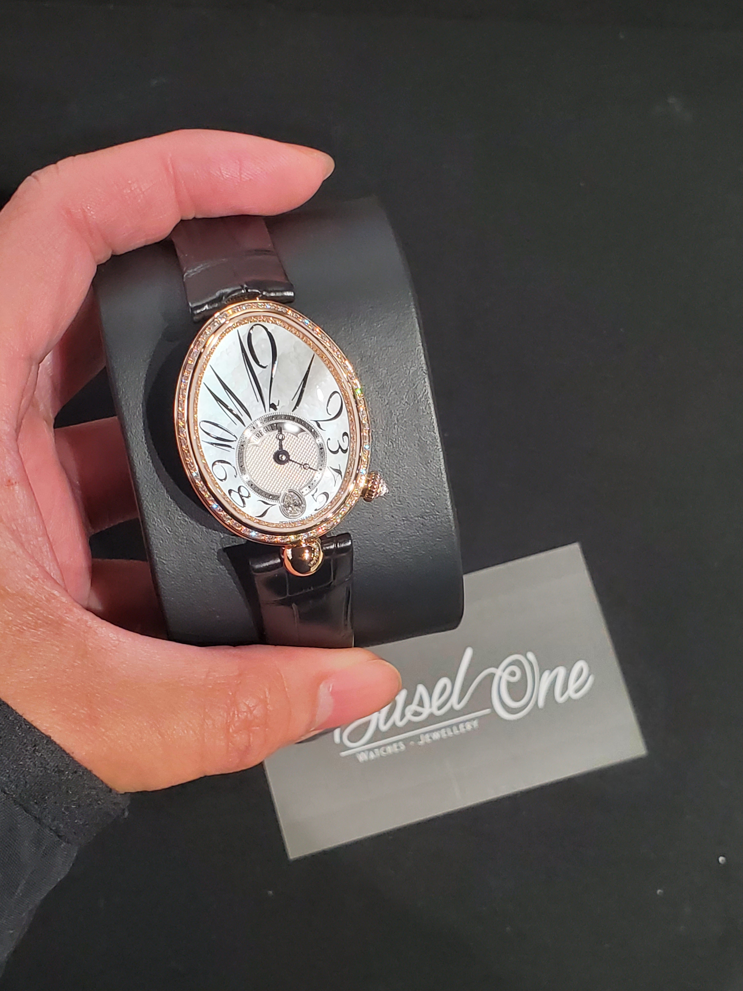 BRAND NEW BREGUET 8918BR 8918REINE DE NAPLES WHITE DIAL ROSE GOLD 36 MM