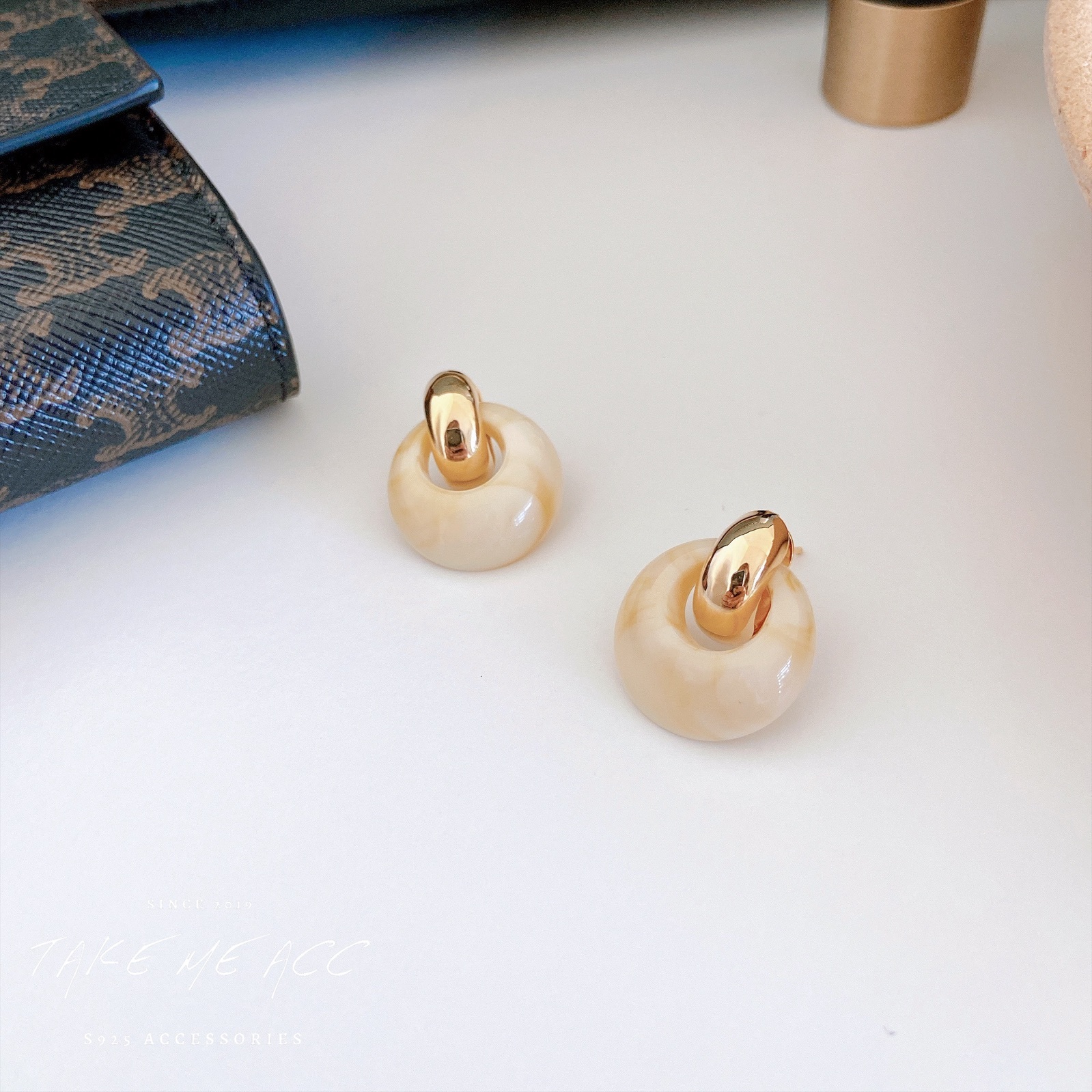 等待曙光 │ 純銀針耳環