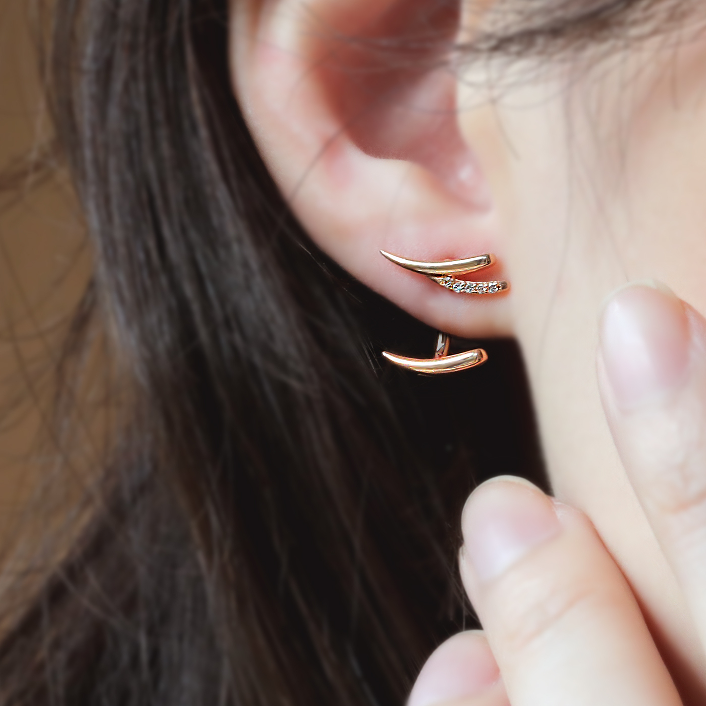 迎風 — 5分鑽石耳環