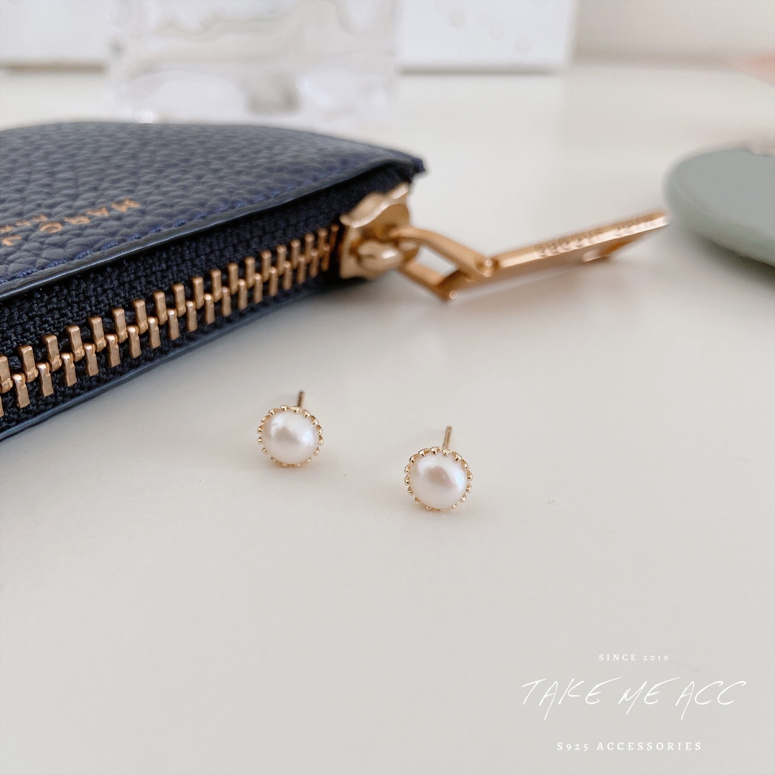 幸福平凡 │ 純銀針耳環