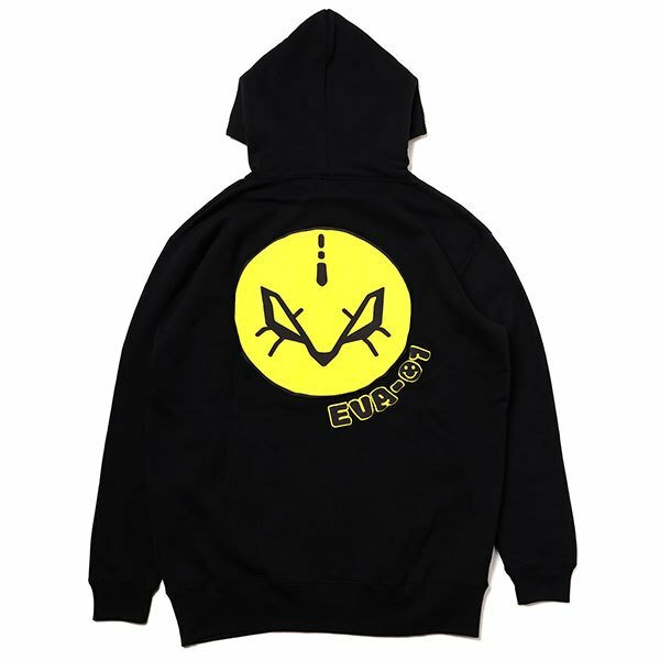 新世紀福音戰士-帽T-RADIO EVA 867 EVA-01-黑色 RADIO EVA 867 EVA-01 FACE PARKA/BLACK