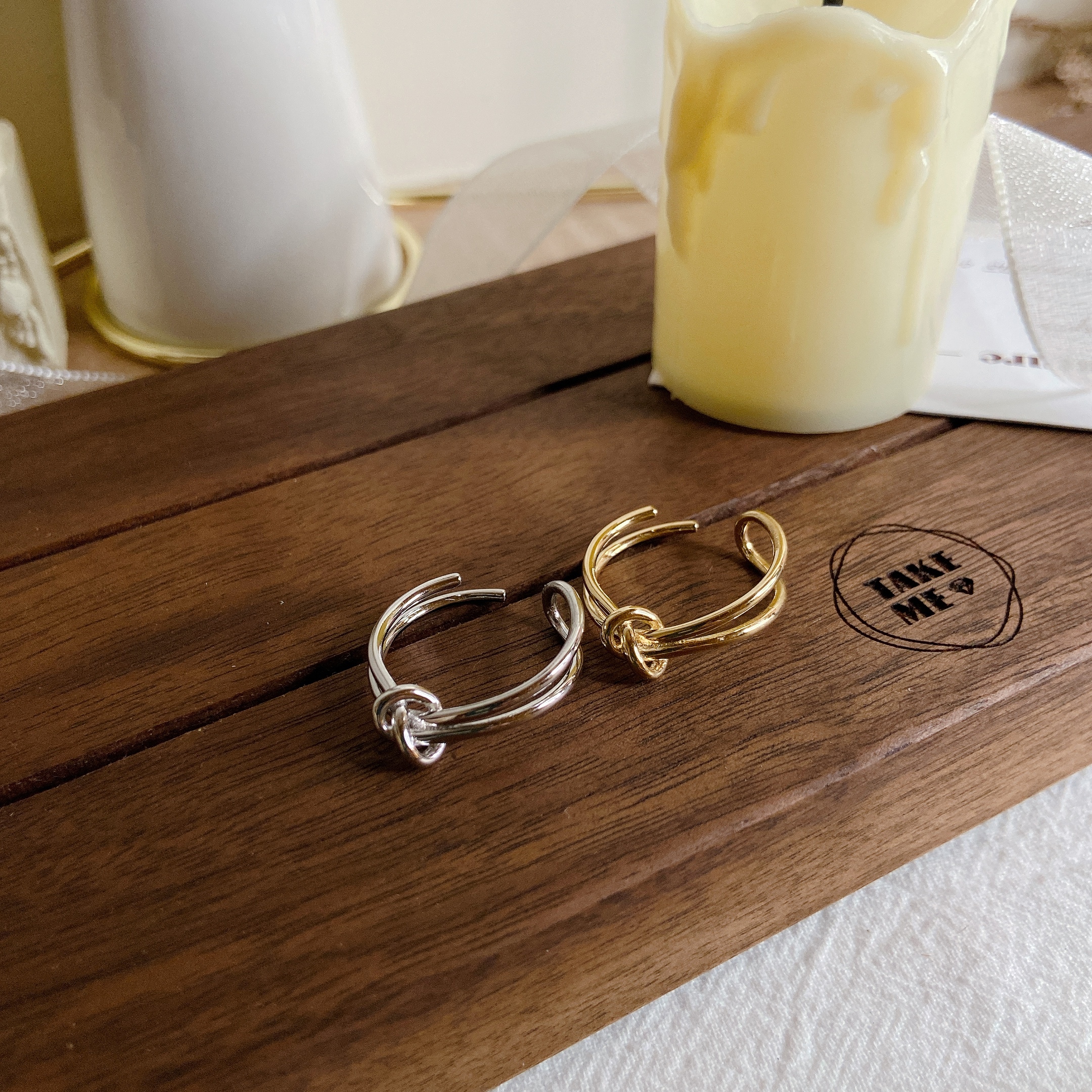 打個結 │ 純銀戒指