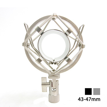 THMC 麥克風專用避震架 直徑43-47mm尺寸適用 ｜ MCS002 銀色 / MCS002B 黑色