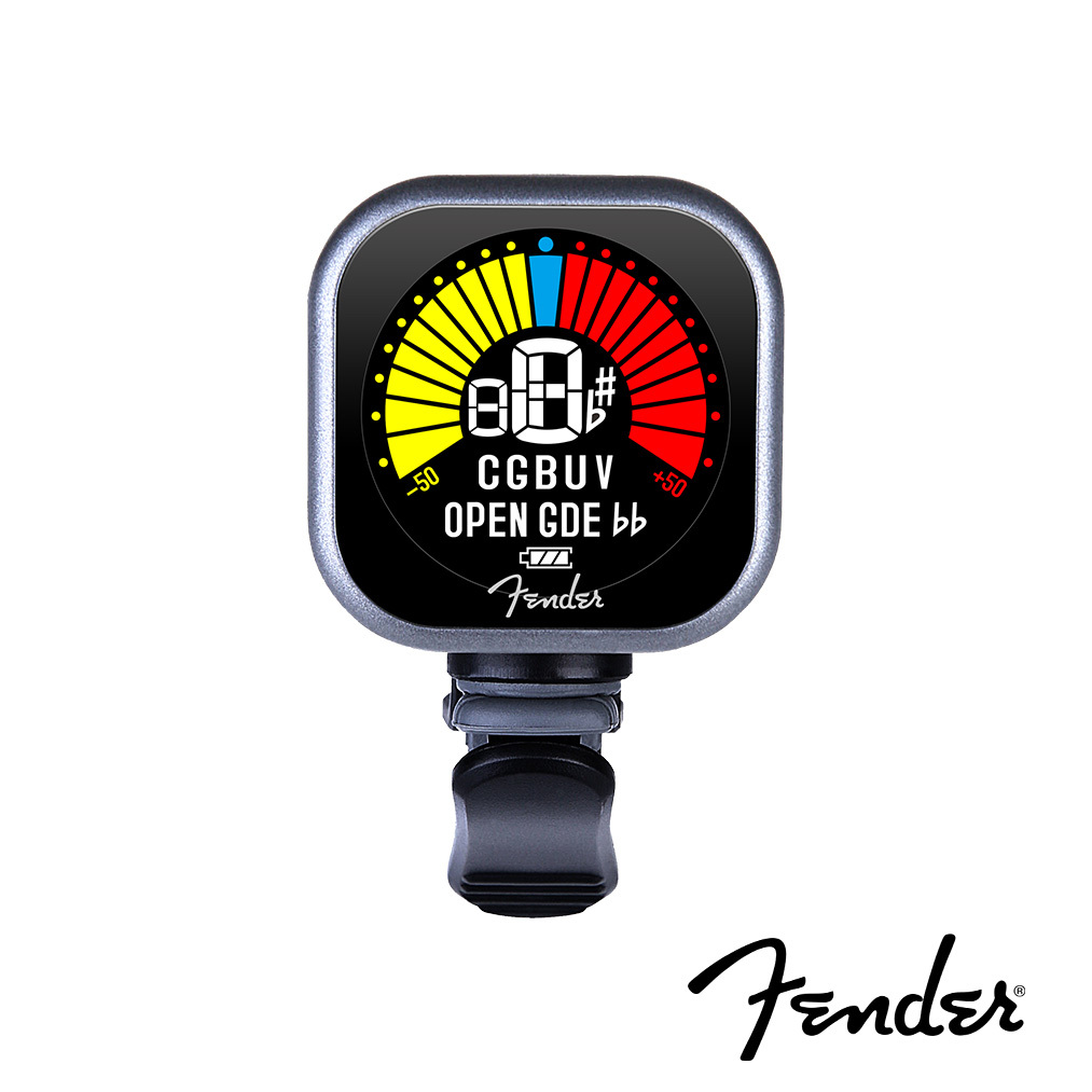 Fender FLASH TUNER 充電式 夾式調音器