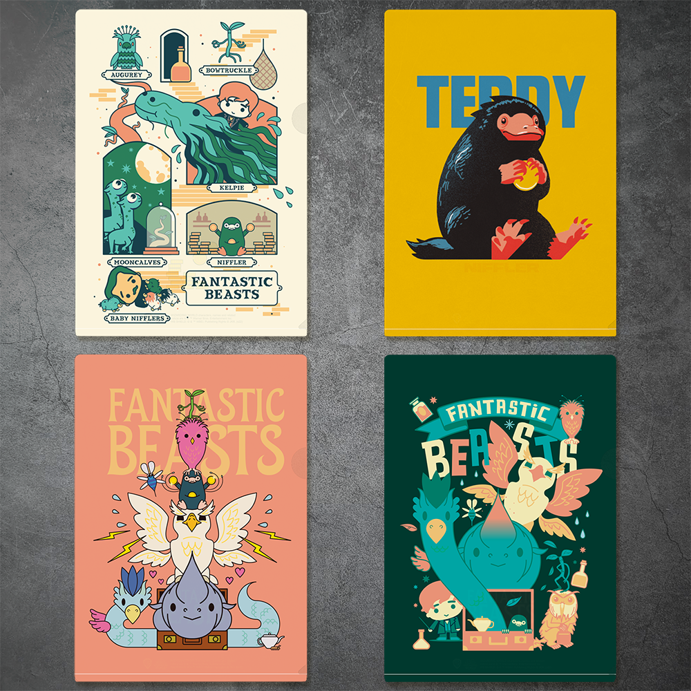 怪獸與牠們的產地-L夾 (4款)