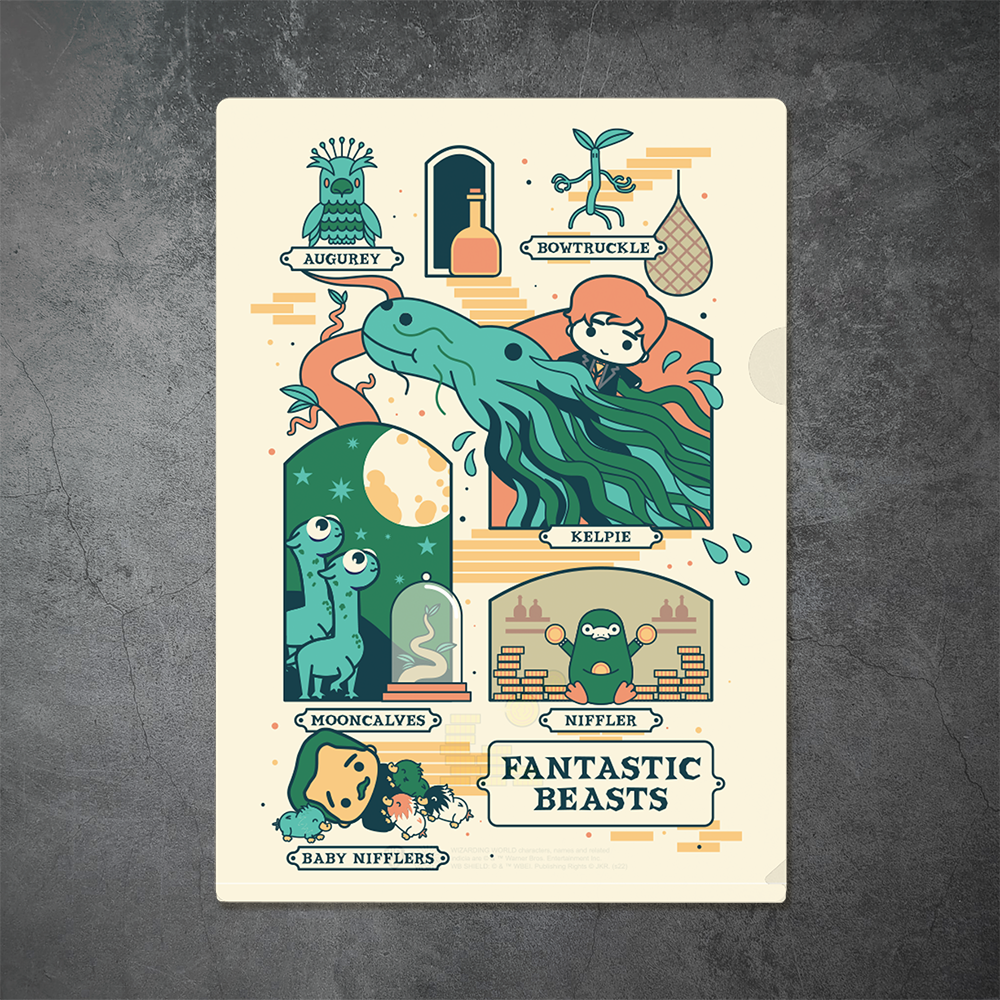 怪獸與牠們的產地-L夾 (4款)