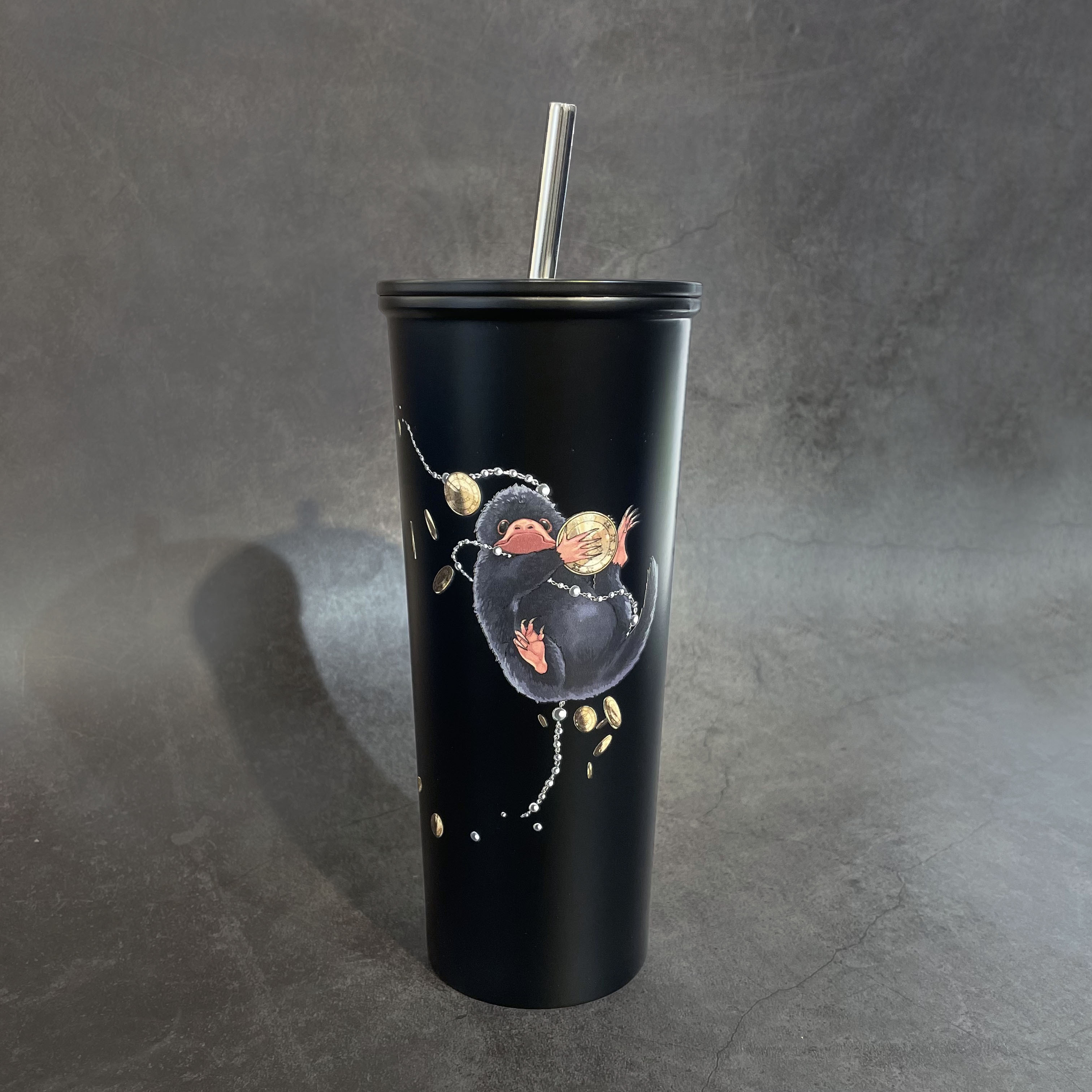 怪獸與牠們的產地-不鏽鋼吸管杯750ml-玻璃獸