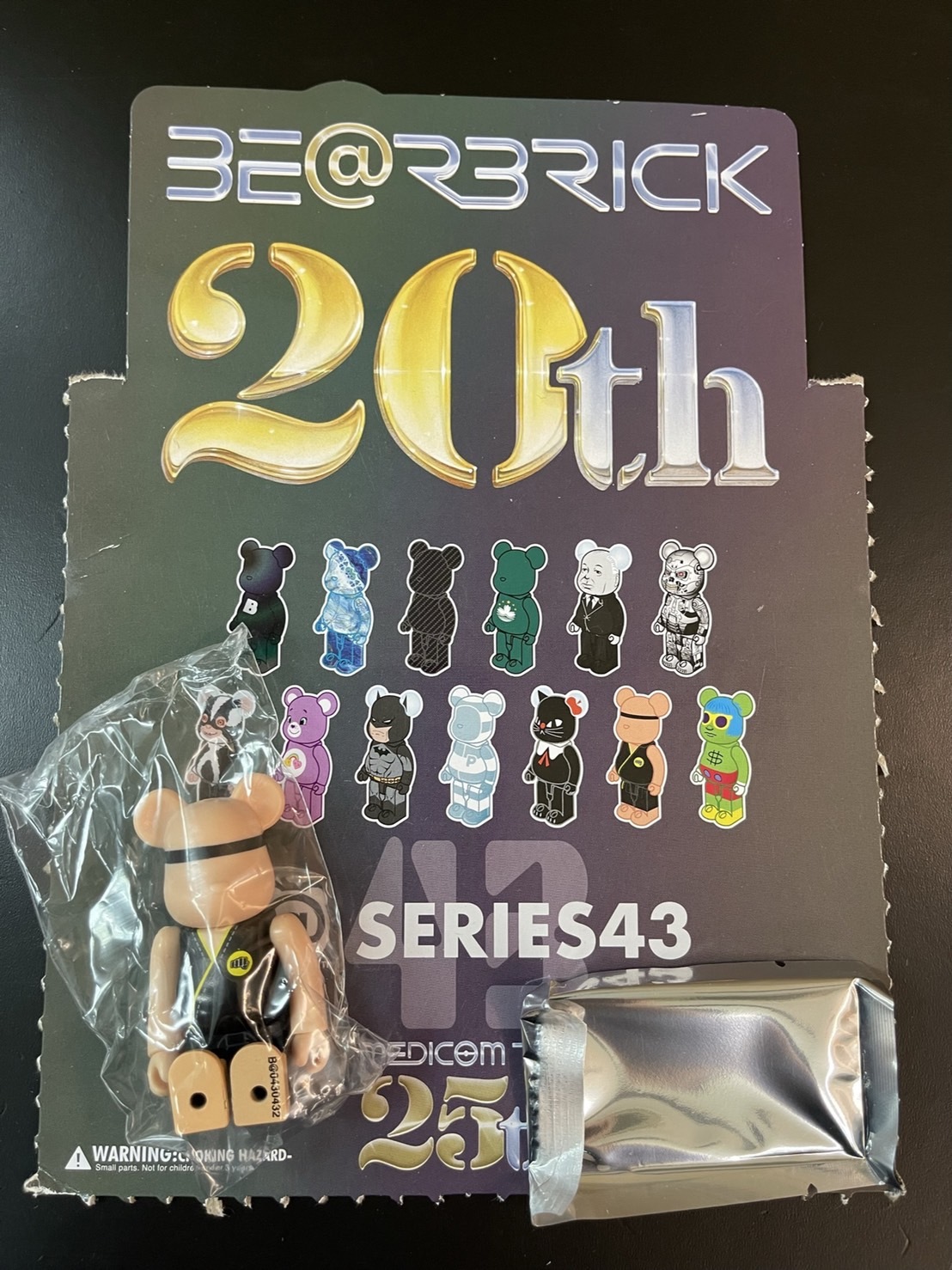 Bearbrick 100% series 43 - Artist Cobra Kai