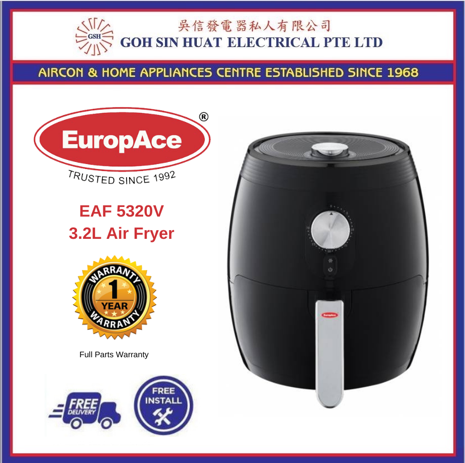 EuropAce EAF 5320V Air Fryer 3.2L