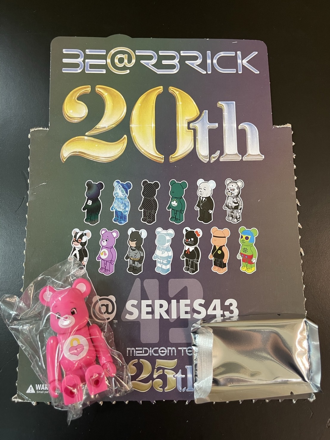 Bearbrick 100% series 43 - Animal Care Bears Secret