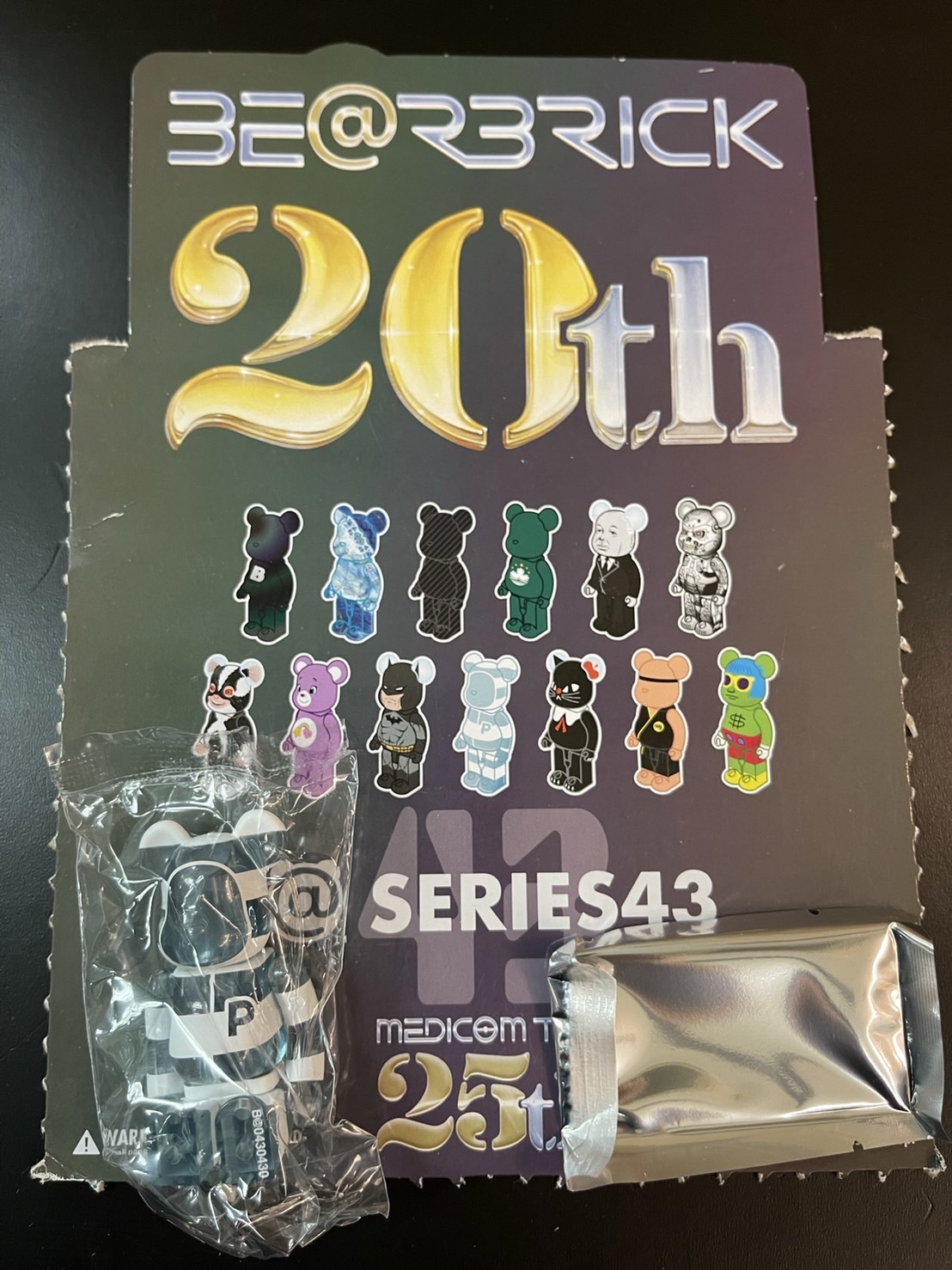 Bearbrick 100% series 43 - Artist Gelato Pique