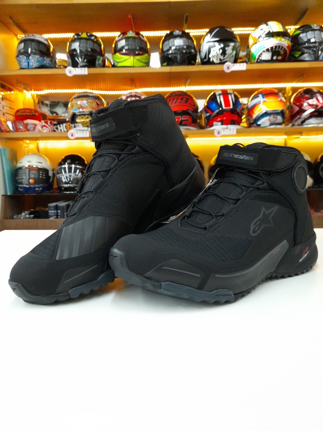 ALPINESTARS CR-X DRYSTAR BLACK/BLACK 黑黑 休閒車靴 CRX