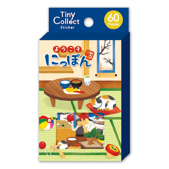 Mind Wave Sticker Pack－Tiny Collect Sticker Series (Japanese Stationery Brand)