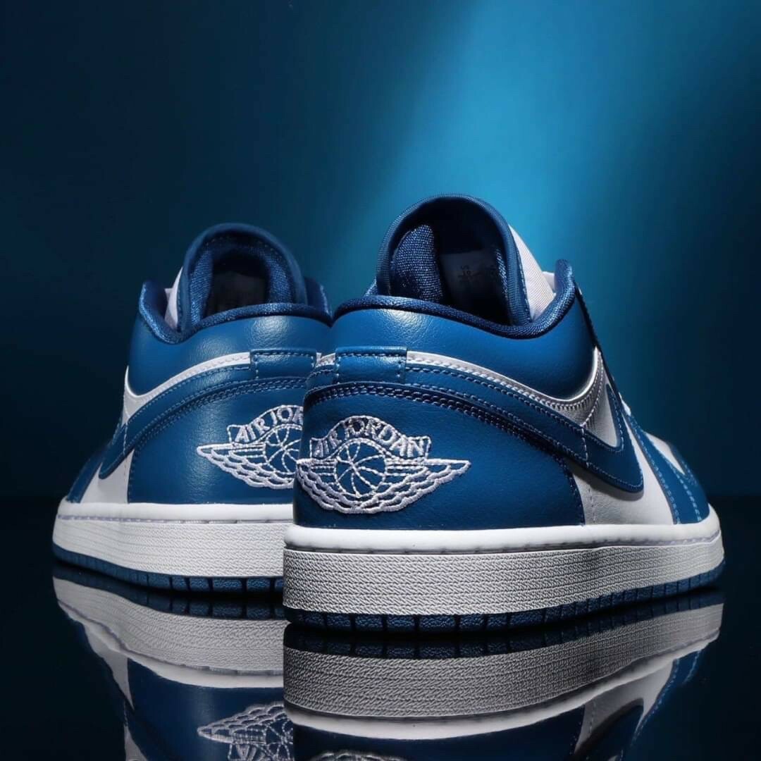 Nike WMNS Air Jordan 1 Low Marina Blue 海洋藍 白藍 低筒 DC0774-114