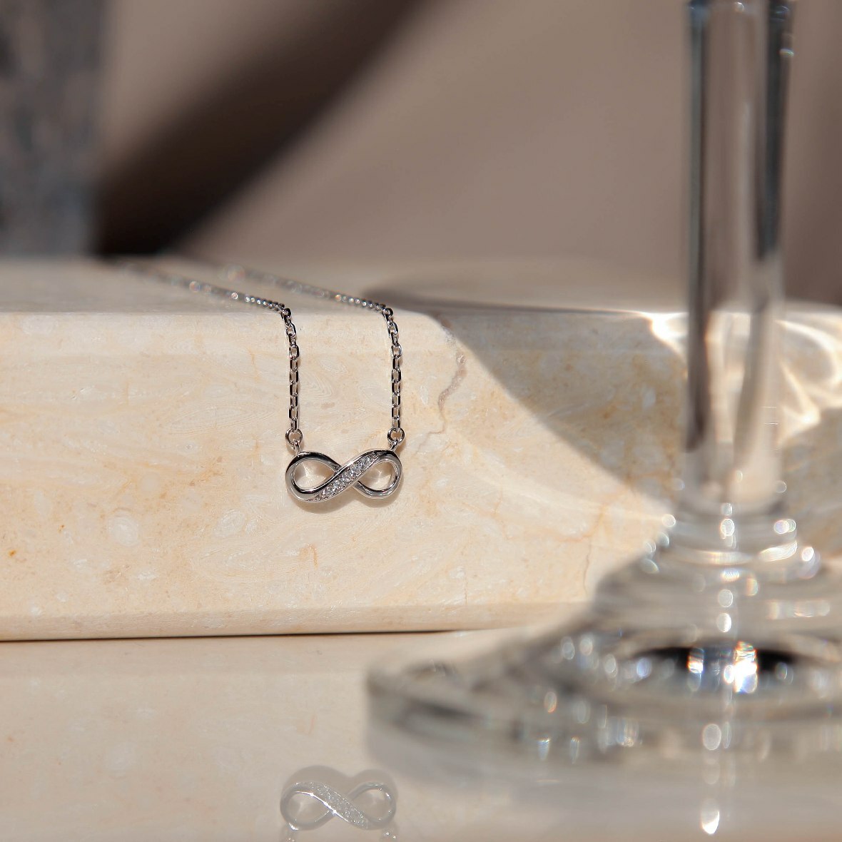 精鑲無限純銀項鍊|Isha Jewelry 經典百搭推薦款