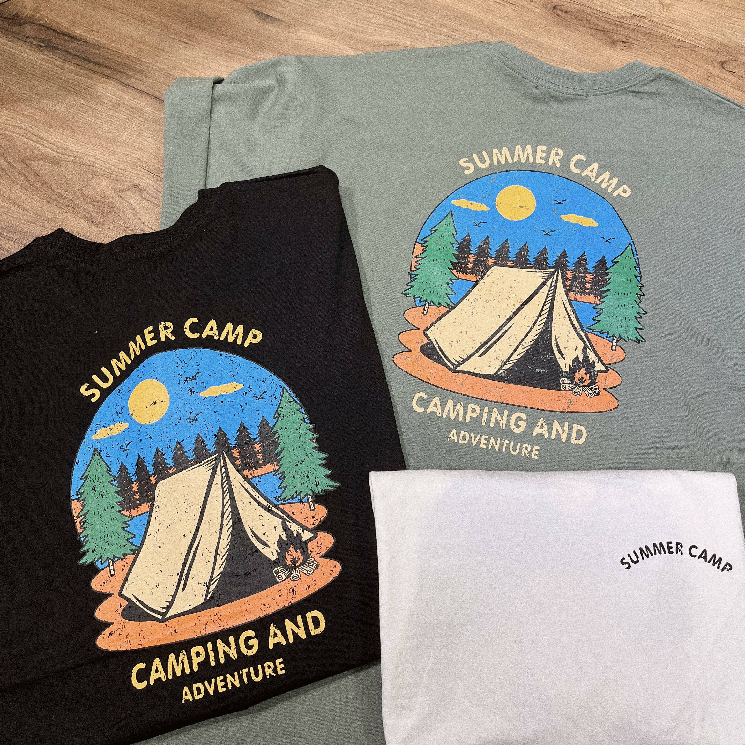 現貨｜店長推薦!! SUMMER CAMP TEE (可情侶裝❤)