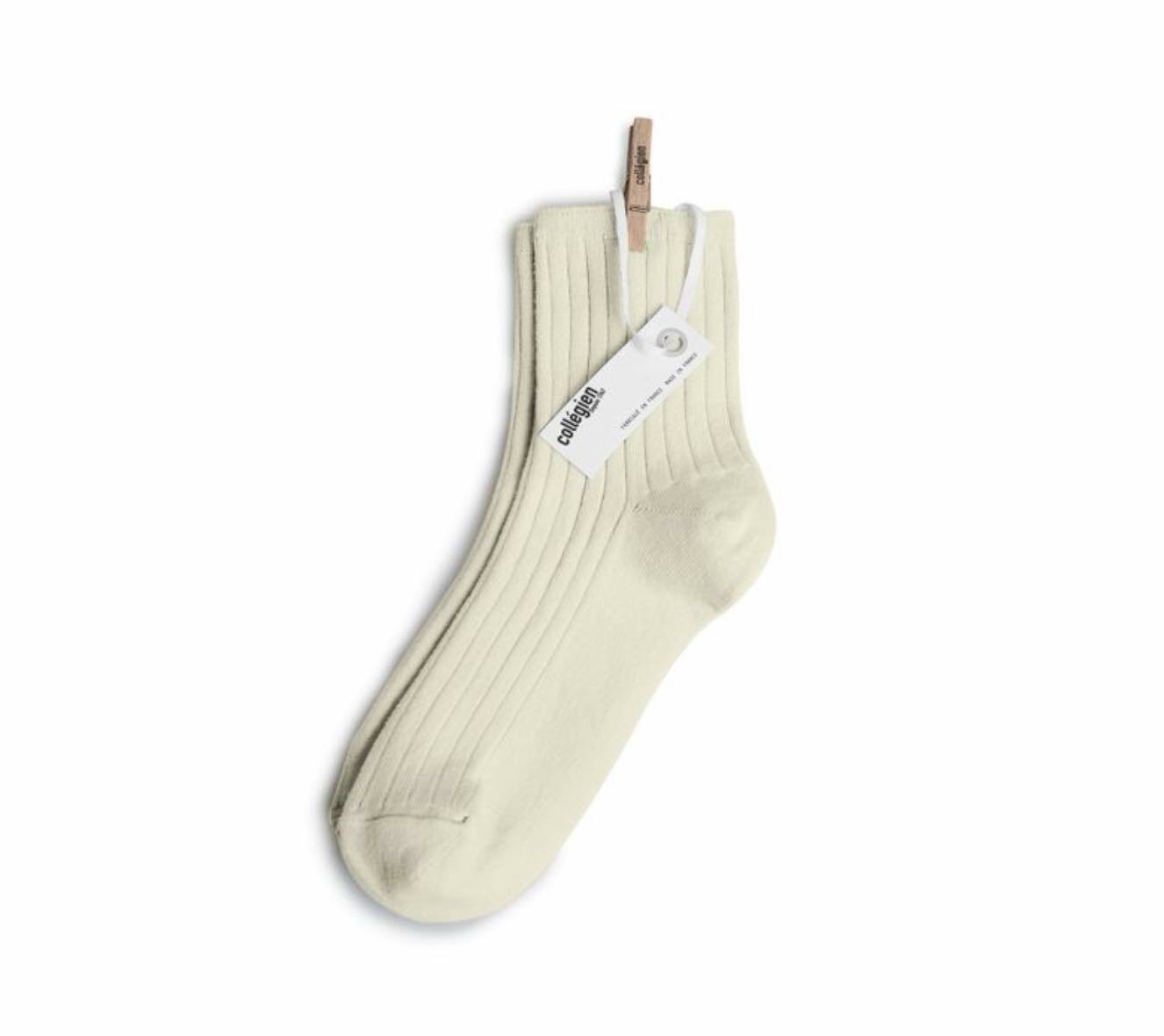 COLLÉGIEN - La Mini Ribbed Ankle Socks（Doux Angeaux）