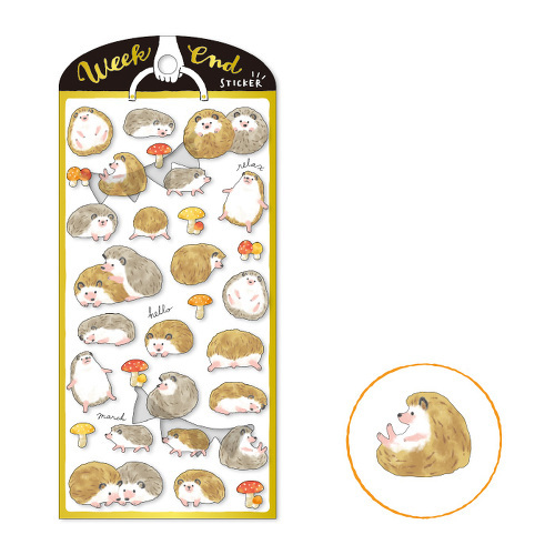 Mind Wave Sticker－The Weekend Series (Japanese Stationery Brand)
