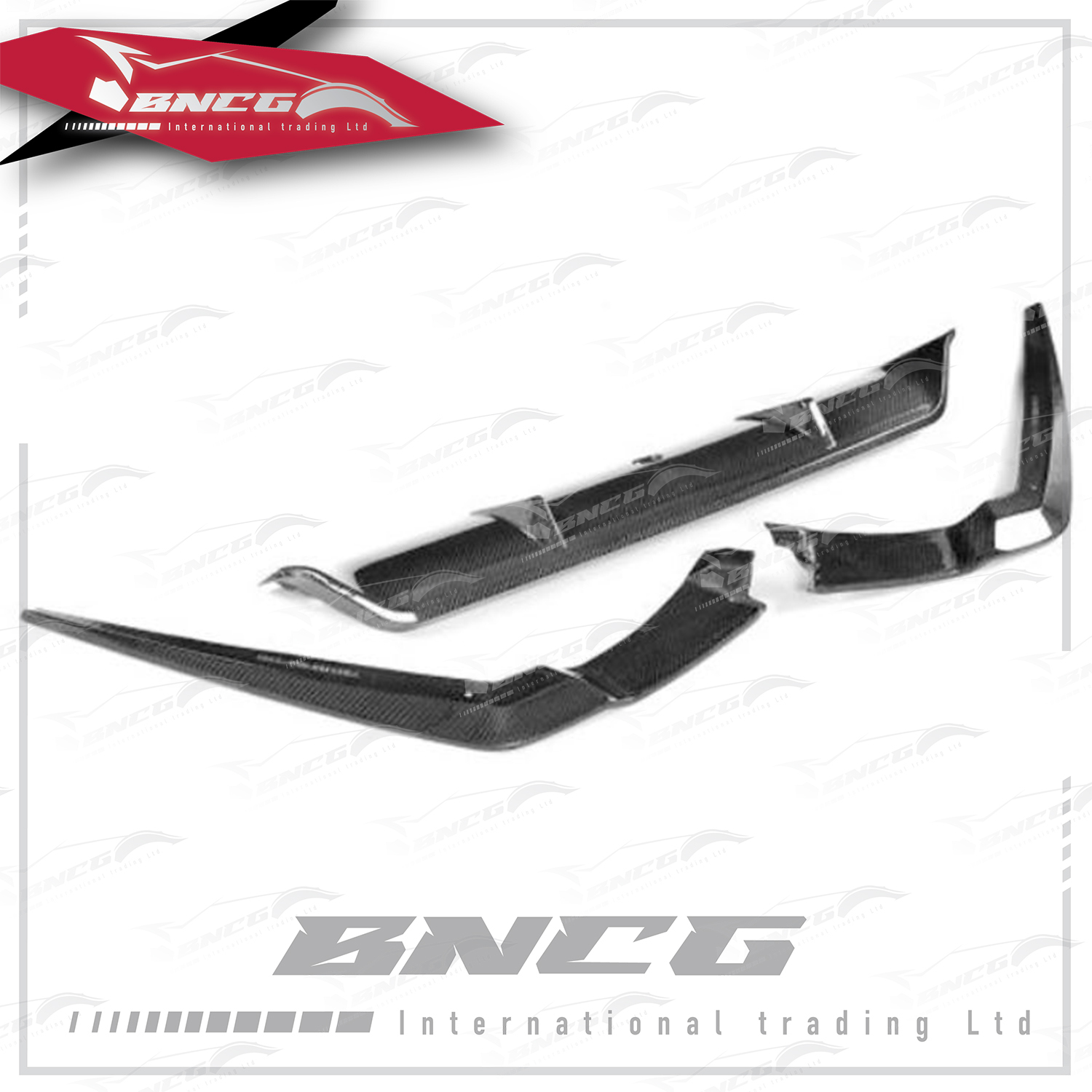 寶馬 BMW 5系列 G30 17-19年式 改裝 卡夢 碳纖維 外觀件 空力套件 M-Sport款 三段式 後下巴 後導流