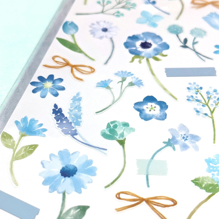 Mind Wave Sticker－Botanical Colors Series (Japanese Stationery Brand)
