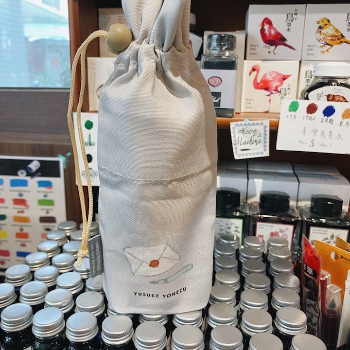 米津祐介 貓咪款長型束口袋 筆袋 日本Greeting Life