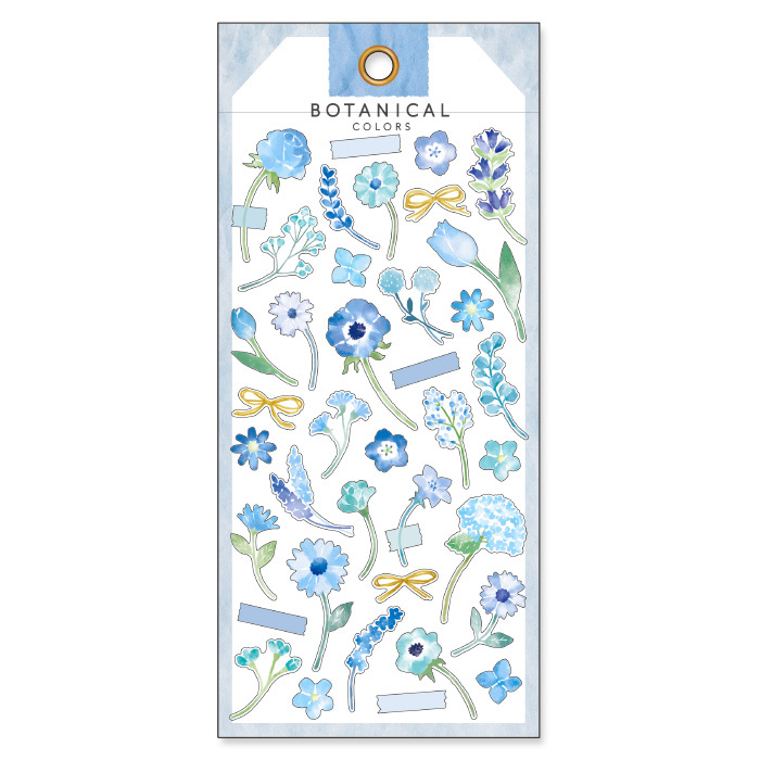 Mind Wave Sticker－Botanical Colors Series (Japanese Stationery Brand)