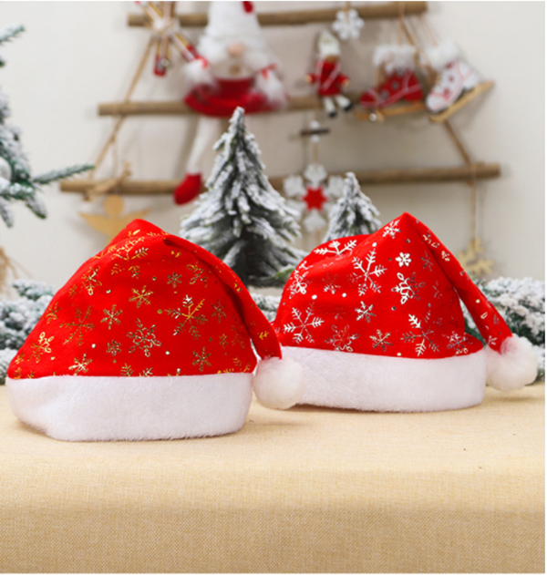 聖誕節燙花聖誕帽 M6052