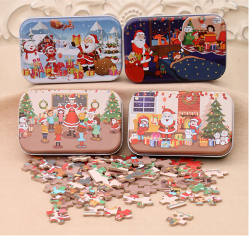 聖誕木質拼圖 AL-6014