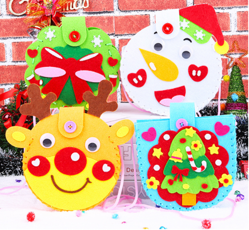 DIY聖誕禮物袋材料包 64254