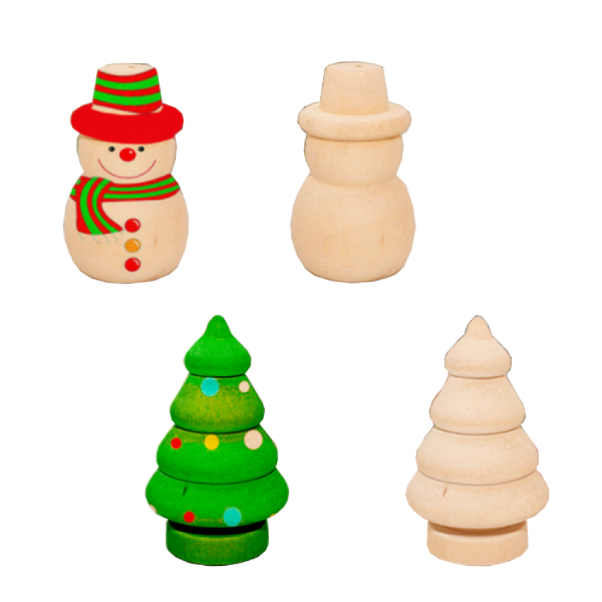 聖誕DIY繪畫木質擺件 134523